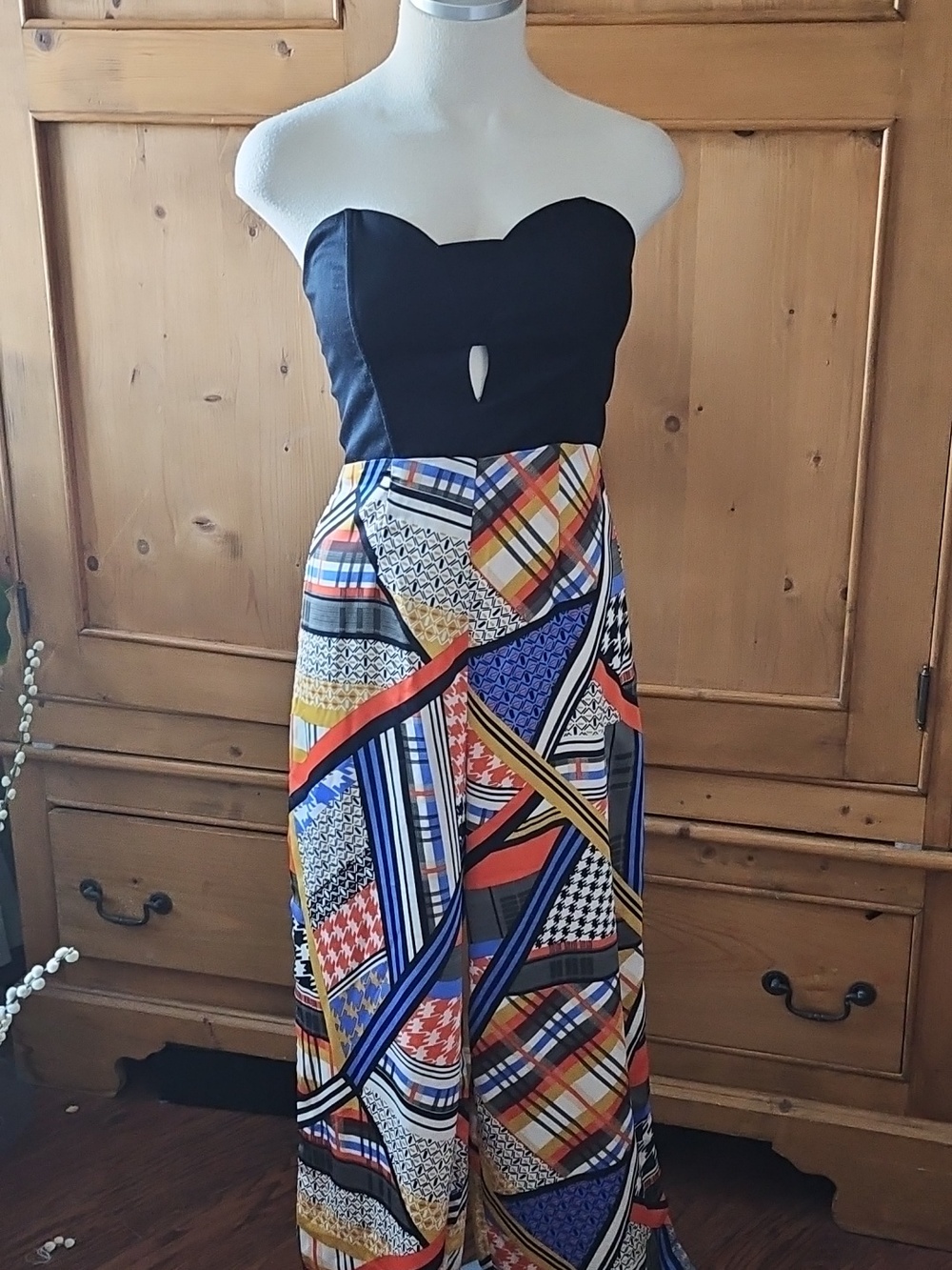DO + BE Jumpsuit Black / Multicolor Size S